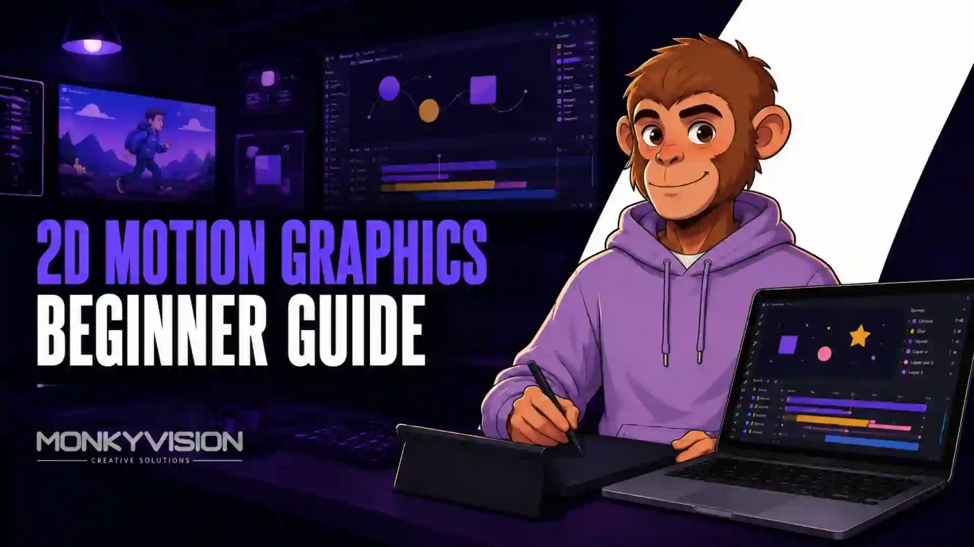 2D Motion Graphics: Complete Guide for Beginners (2026) | MonkyVision
